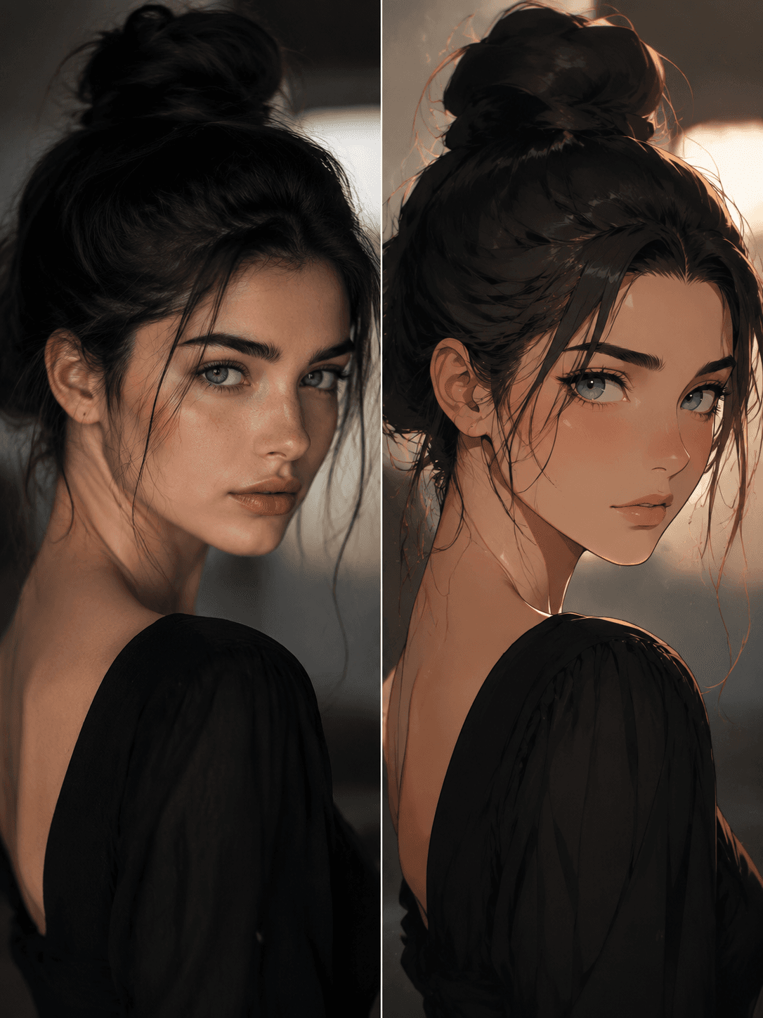 Realistic, anime, and professional AI avatar style examples